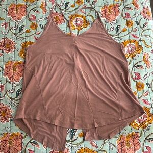 Lululemon Modal-Silk Yoga Tank Top in Dusty Rose Size 8